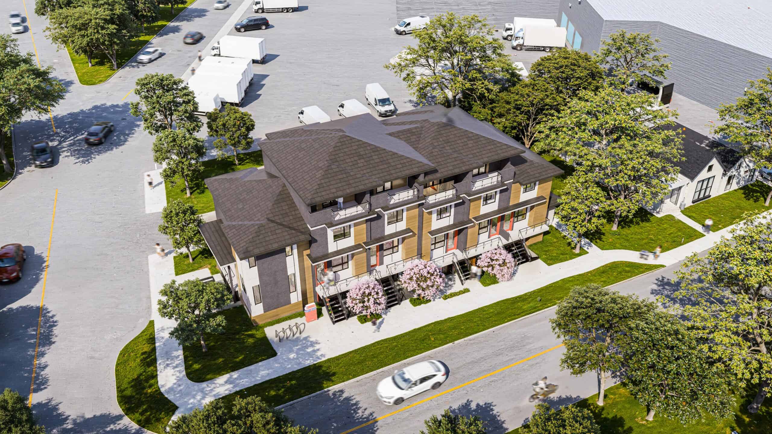 Development House Rendering Architectural Rendering Services for Architects